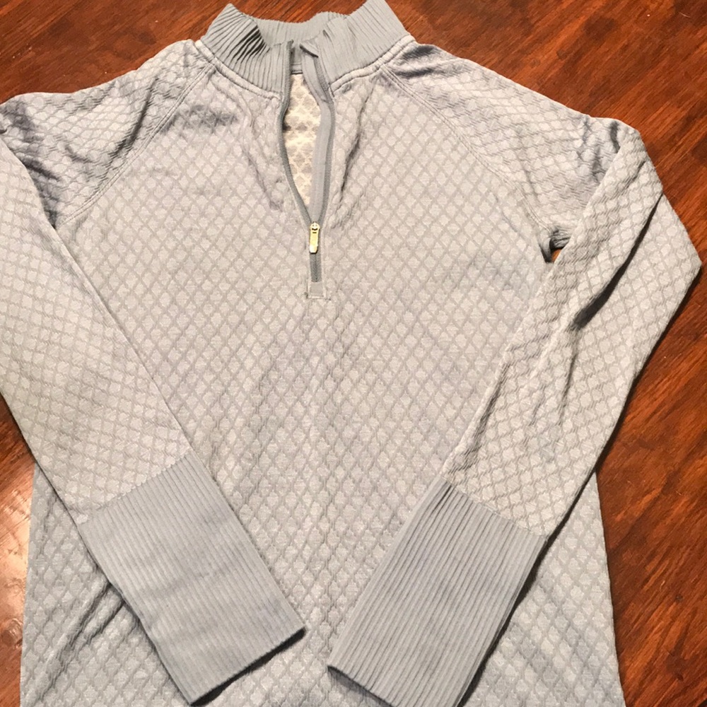 Light blue lululemon zip up size 6